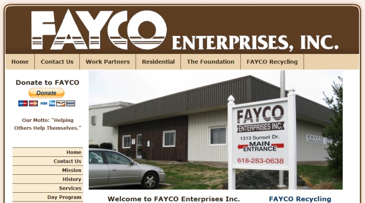Fayco Enterprises homepage screenshot