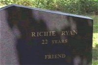 Richie's headstone.