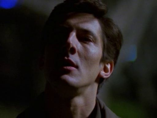 Methos looks up in the dark