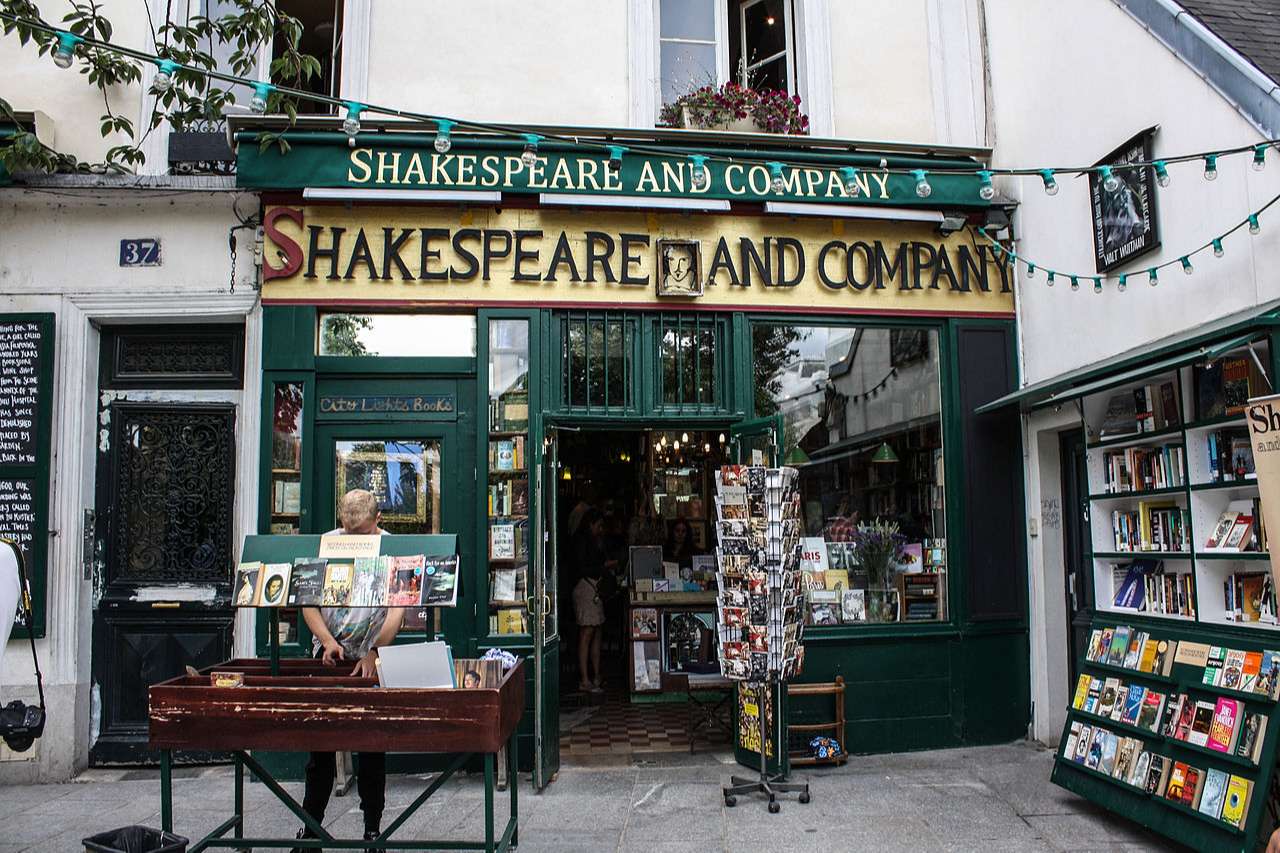 Shakespeare and Company bookstore, Paris.