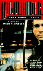 Element of Fire novel cover art
