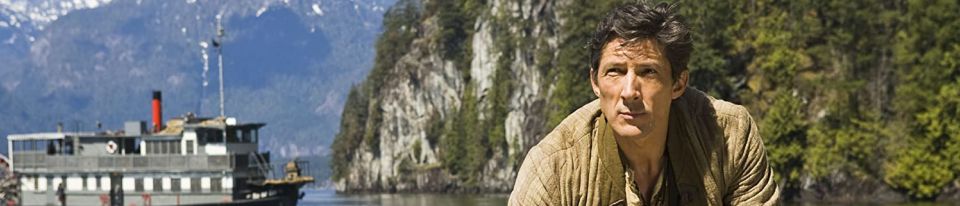 Peter Wingfield as Richard Burton in Riverworld prepares to debark, borrowed from IMDb