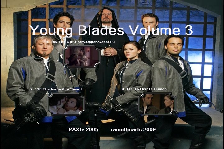 Young Blades Menu Screen